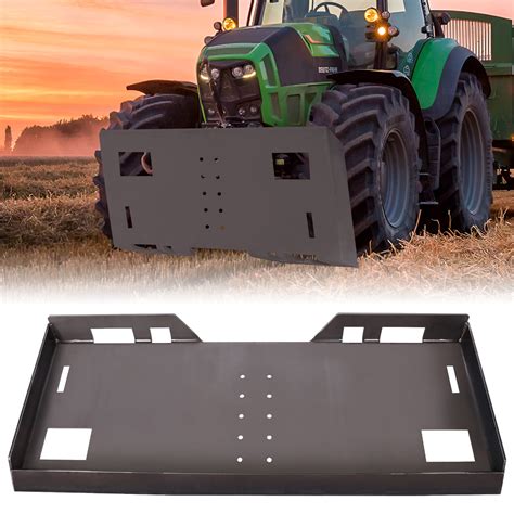 skid steer adapter plate thickness weight ratings|Adapter Plate Thickness .